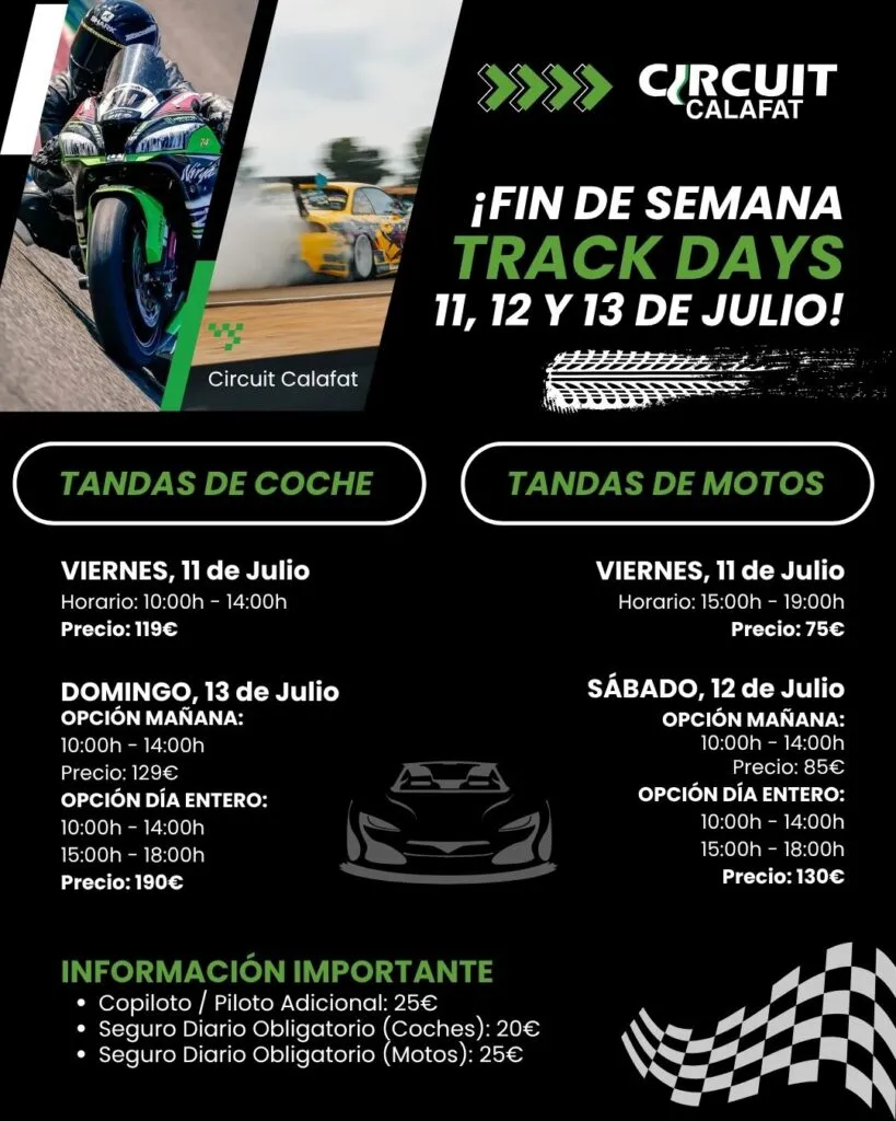 rodadas en circuit calafat